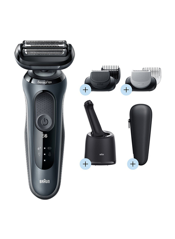 

Braun Series 6 Wet And Dry Shaver With Smart Care Center, 60-N7650, Black