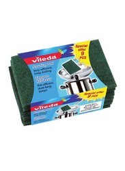 Vileda Dish Washing Scouring Pad, 9 Pieces