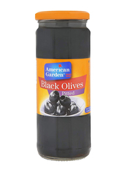 American Garden Pitted Olives Black, 12 x 450g