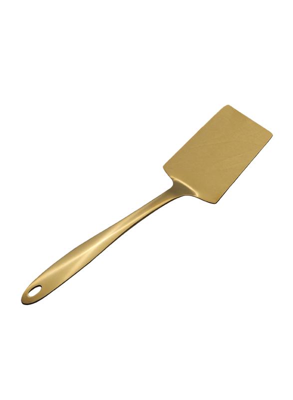 

Vague Stainless Steel Gold Frying Shovel, Gold