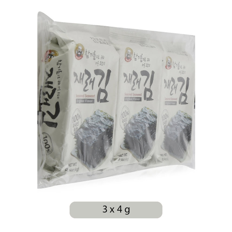 

Cheong Gawon Mister Kim Season Seaweed, 3 x 4 grams