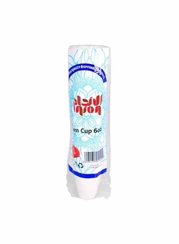 

Co-Op 6oz 25-Piece Foam Cup Set, White