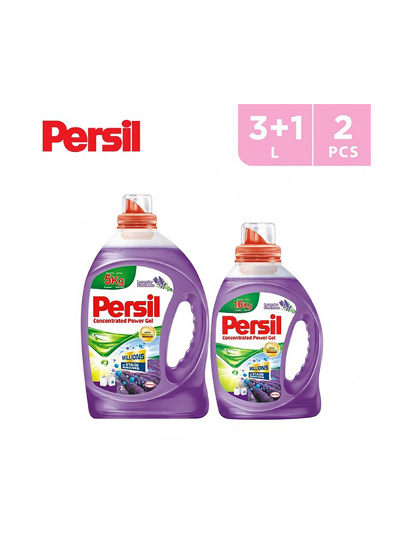 

Persil Gel Lavender Detergent, 3 Liter + 1 Liter Free