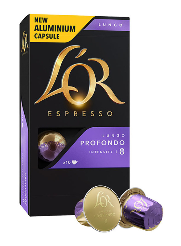 

Lor L'Or Lungo Profondo Intensity 8 Coffee Capsules, 10 Capsules x 52g