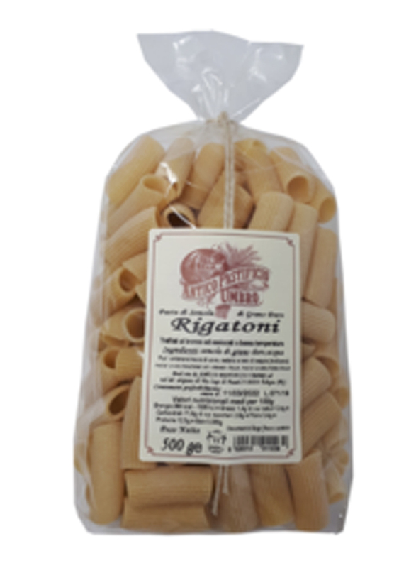 

Pastificio Umbro Durum Wheat Semolina Rigatoni, 500g