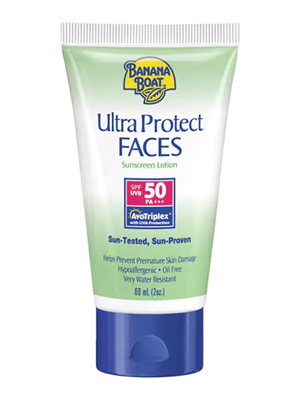 

Banana Boat Ultra Protect Faces Sunscreen Lotion SPF 50, 60ml