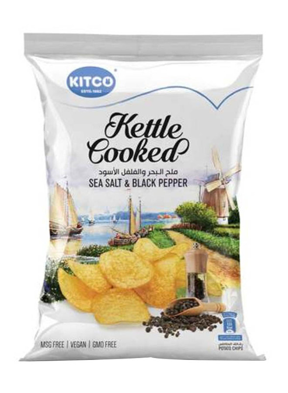 

Kitco Kettle Cooked Pepper Salt Chips, 12 x 150g