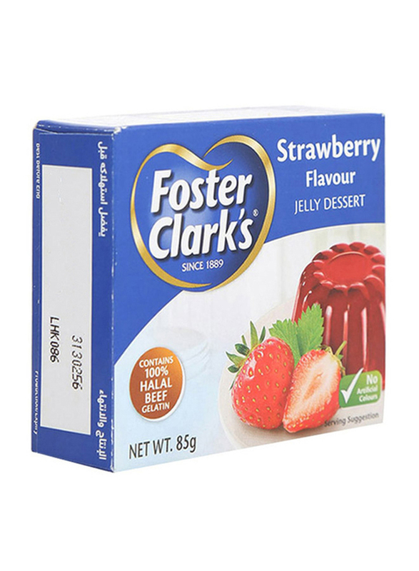 

Foster Clark Strawberry and Banana Jelly Dessert, 85g