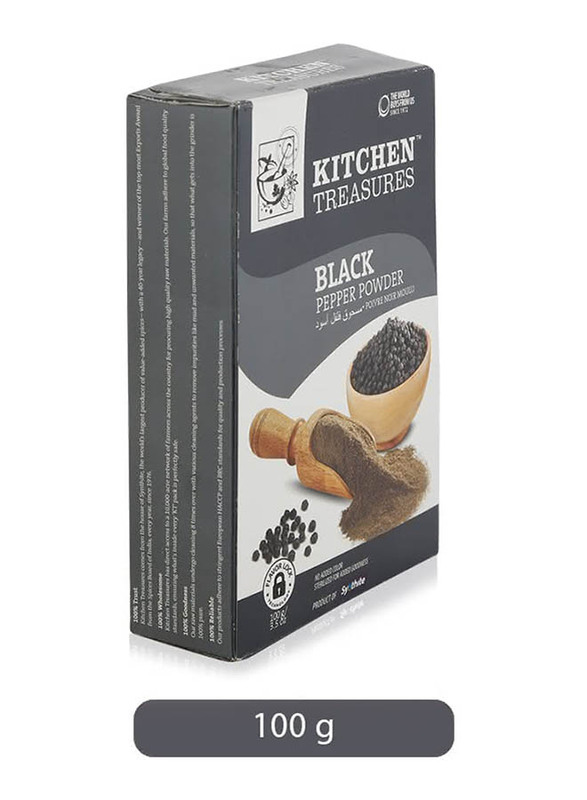

Kitchen Treasures Black Pepper Powder, 100g