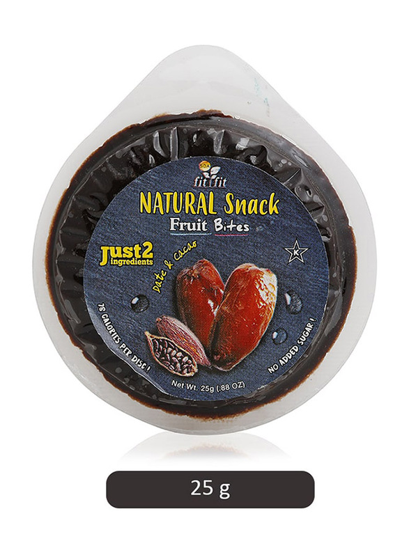 Fit Fit Date Paste and Cacao Mix Bites, 25g