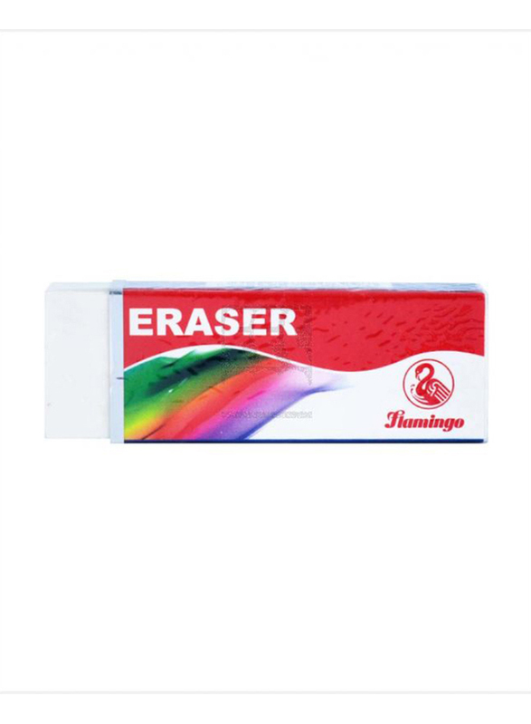 

Flamingo Large Eraser, FL-20, White