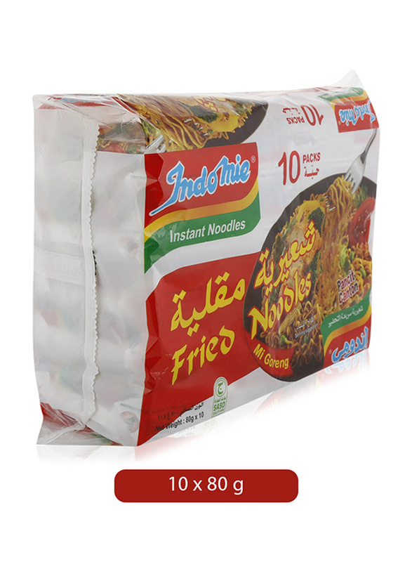 Indomie Mi Goreng Instant Fried Noodles 10 Packets X 80g Dubaistore Com Dubai