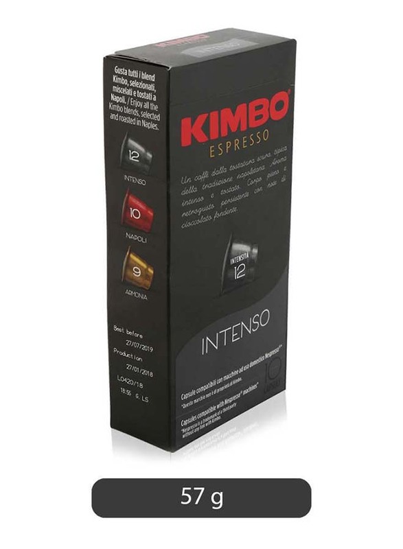 

Kimbo Intenso Nespresso Compatible Coffee, 57g