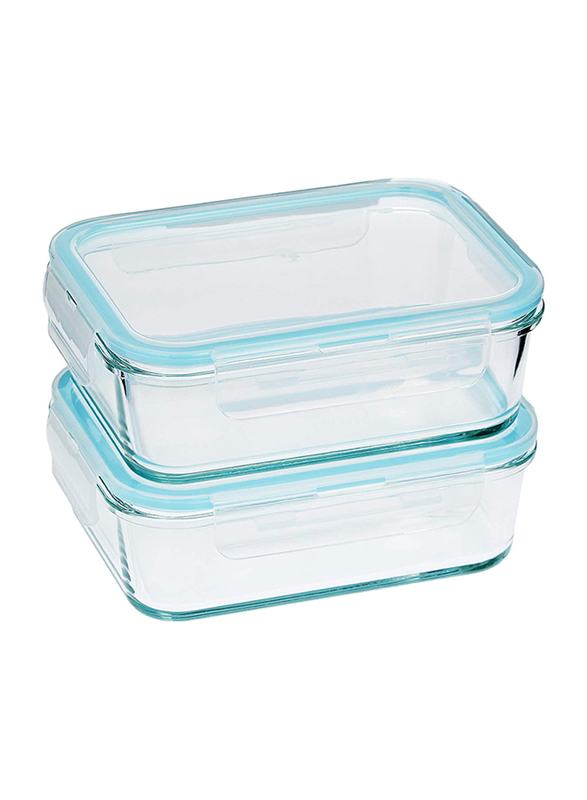 

Taliona Borosilicate Glass Rectangular Pro Box, 2 Piece, Clear
