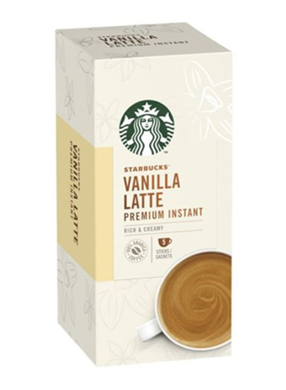 

Starbucks Vanilla Latte Instant, 5 Sachets, 107.5g