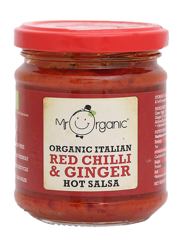 

Mr Organic Italian Red Chilli & Ginger Hot Salsa, 1 Piece x 200g