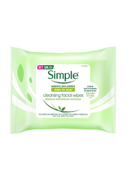 Simple Cleansing Flow Face Wipes, 25 Wipes