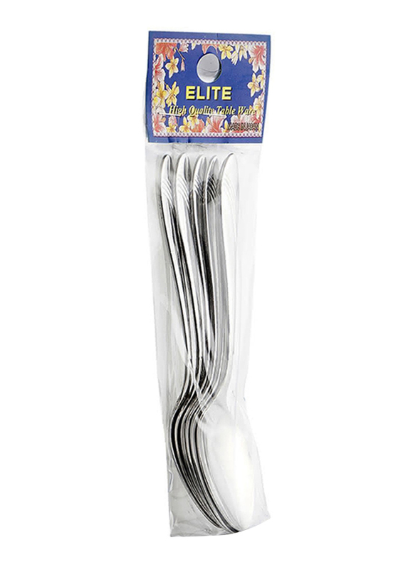 

Elite 5-Piece Stainless Steel Spoon Set, Silver