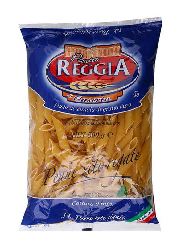 

Reggia Penne Ziti Rigate Semola Pasta, 500g