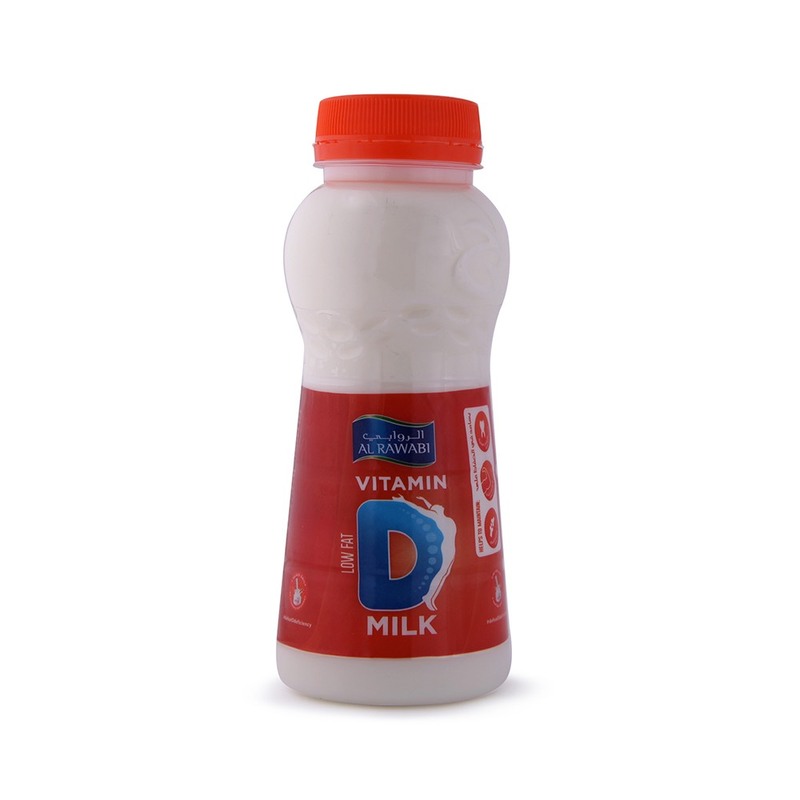 

Al Rawabi Vitamin D Milk Low Fat 250Ml