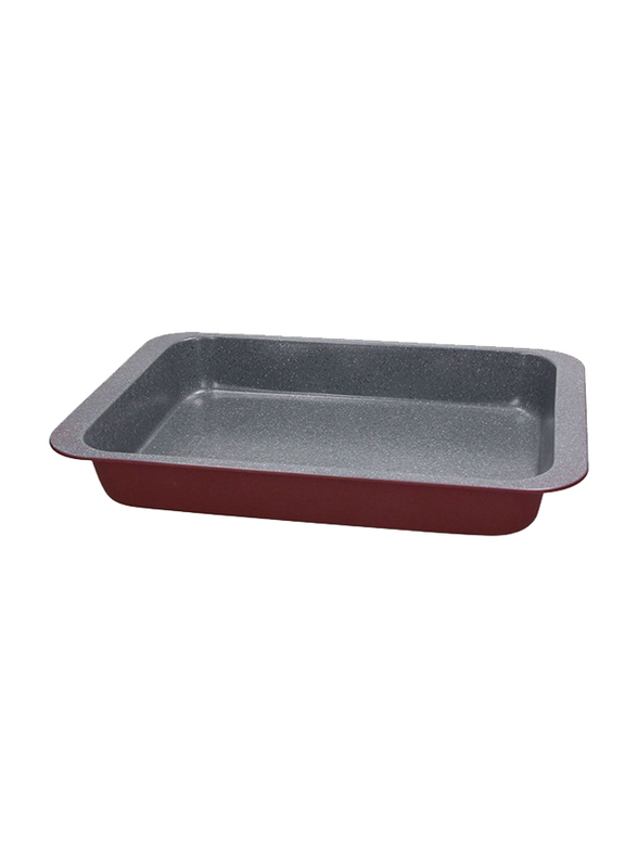 

Tognana Rectangle Lasagne Deep Rectangular Baking Lasagne Pan, Red/Grey