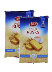 Tiffany Crispy & Crunchy Milk Wheat Rusk, 2 Packets x 335g