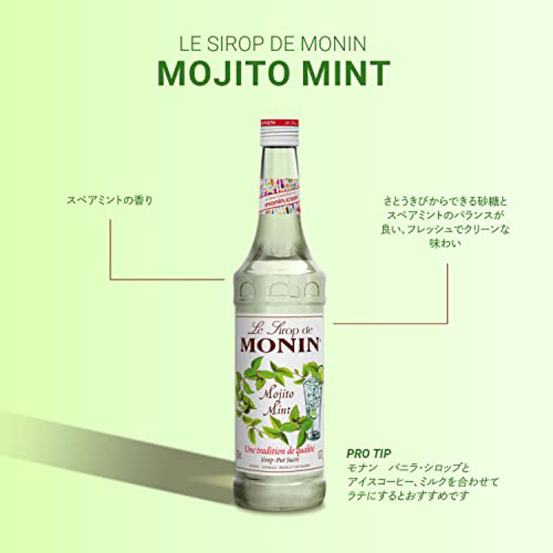 Monin Wild Mojito with Mint Syrup, 250ml