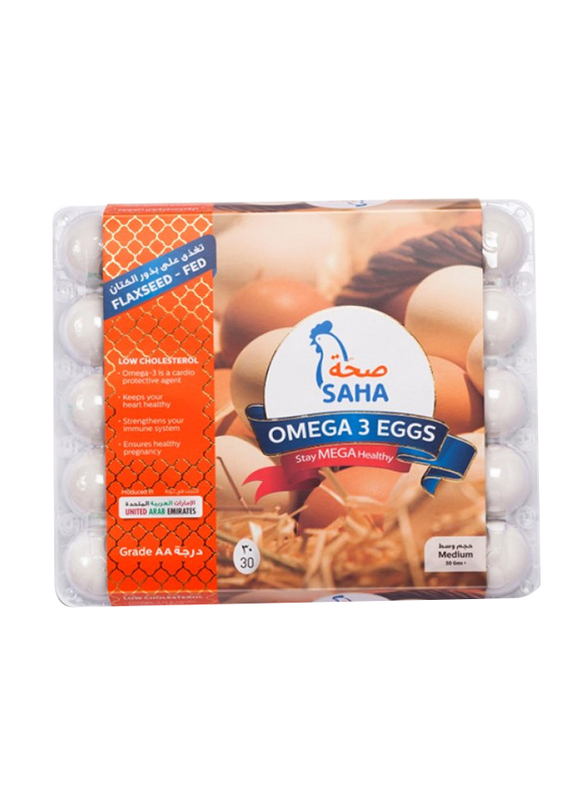 

Saha Omega 3 White Eggs, 30 Pieces