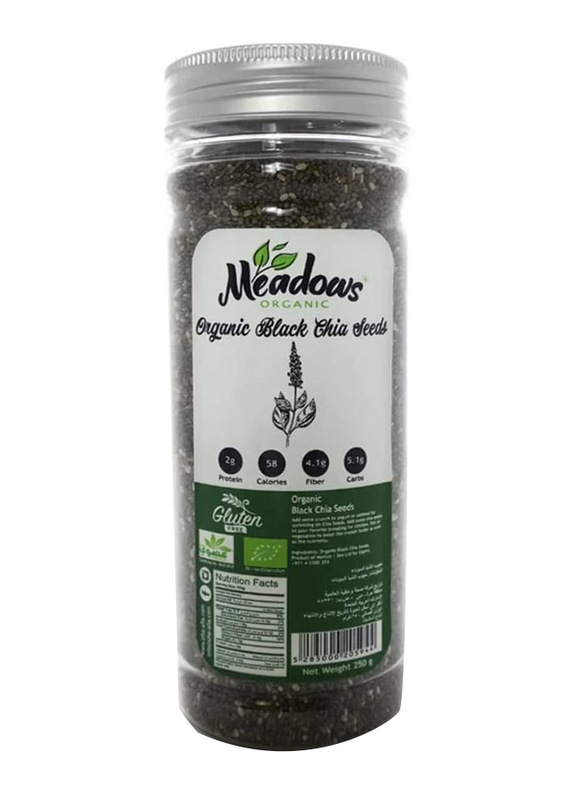 

Meadows Organic Black Chia Seeds, 12 x 250g