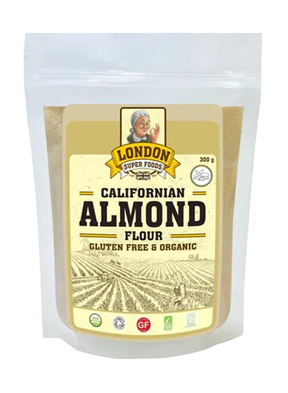

London Super Foods Organic & Gluten Free Californian Almond Flour, 300g