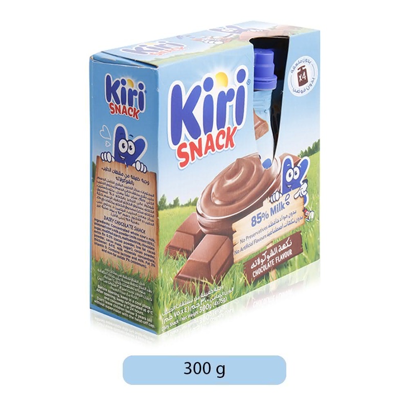 

Kiri Dairy Chocolate Flavor Dessert Snack Cream, 4 x 75 g