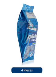 Gillette Blue 3 Simple Razor, 3 Pieces