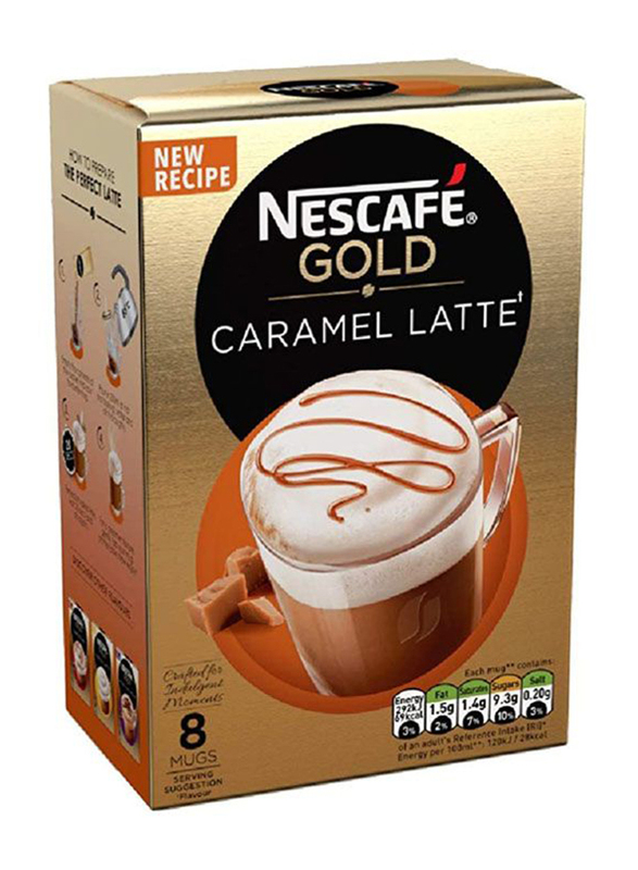 

Nescafe Gold Caramel Latte Coffee Sachet, 10 x 17g