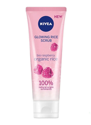 Nivea Face Glowing Rice Scrub Raspberry - 75 ml