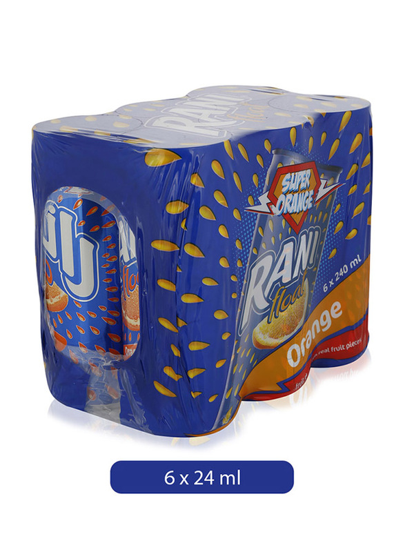 

Rani Float Orange Juice Drink, 6 Bottles x 240ml