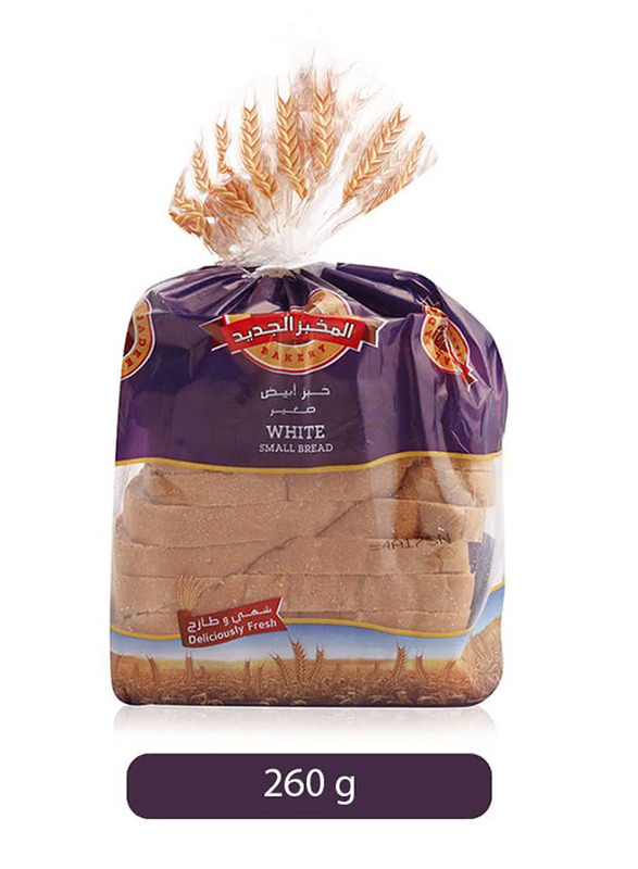 

Al Jadeed White Sliced Bread, Small, 260g