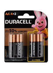 Duracell AA Alkaline Batteries, 12 x 6 Pieces, Multicolour