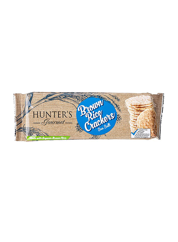

Hunter's Gourmet Sea Salt Brown Rice Crackers, 100g