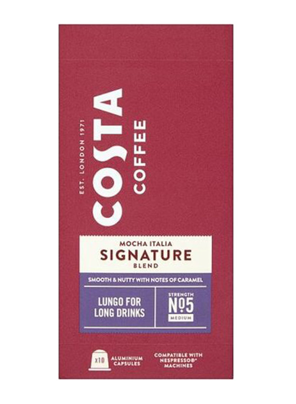 

Costa Coffee Mocha Italia Signature Blend Lungo Coffee, 10 x 57g