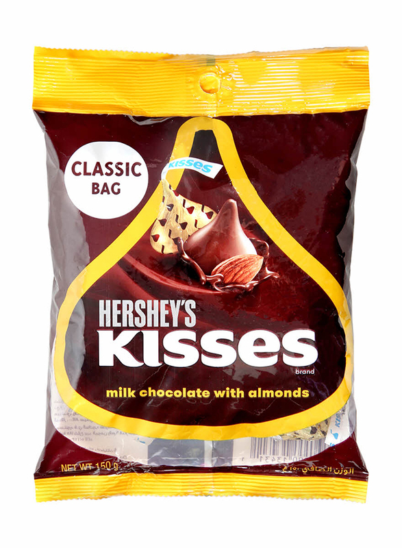 

Hersheys Kisses Milk Chocolate with Almonds, 150g