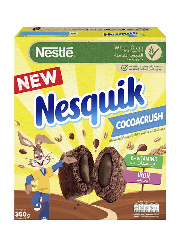 

Nesquik Cocoacrush Breakfast Cereal, 360g