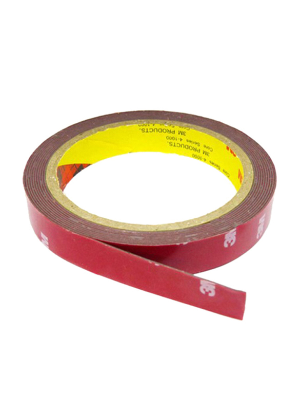 

3M Double Side Tape, 16mm x 1.5m, Red