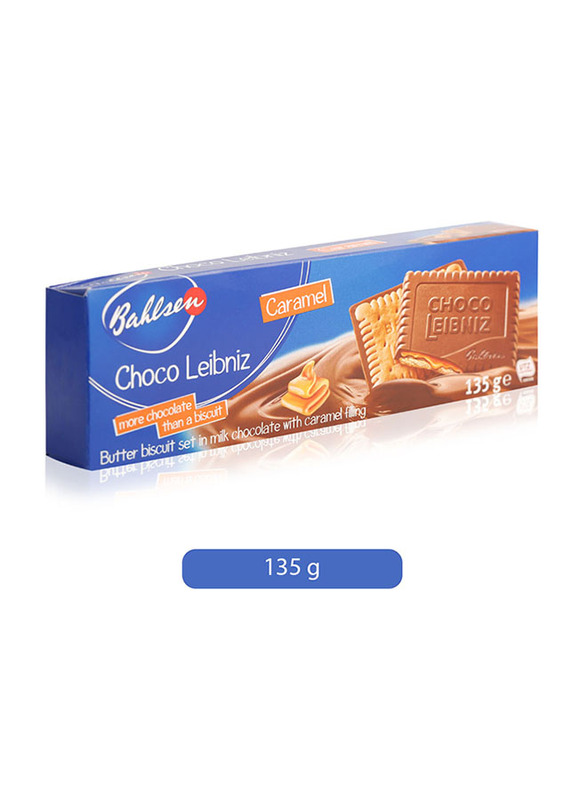 

Bahlsen Choco Leibniz Milk Chocolate with Caramel Butter Biscuits, 135g