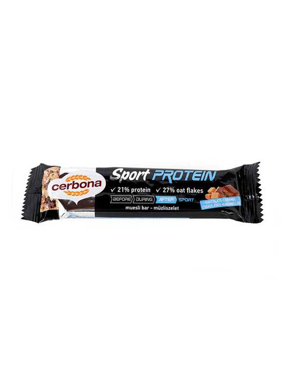 

Cerbona Sport Protein Chocolate-Caramel Muesli Bar, 35g