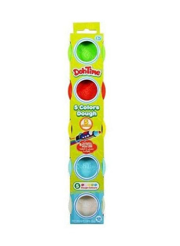 

Dohtime 3215 DT 5 Colours Dough 1Oz, 5 Pieces, Multicolour