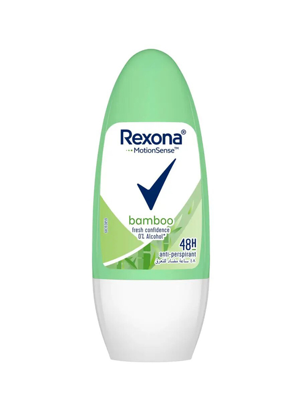 Rexona Bamboo Anti - Perspirant Deodorant Roll - On for Women - 50ml ...