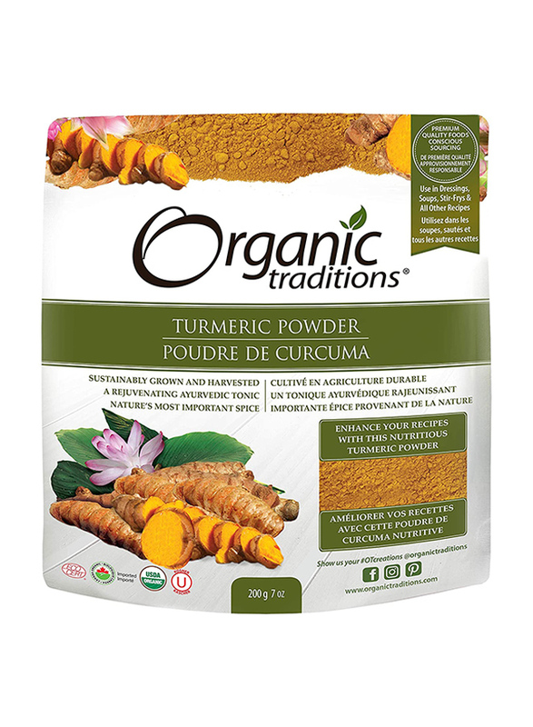 

Organic Traditions Turmeric Powder, 200g