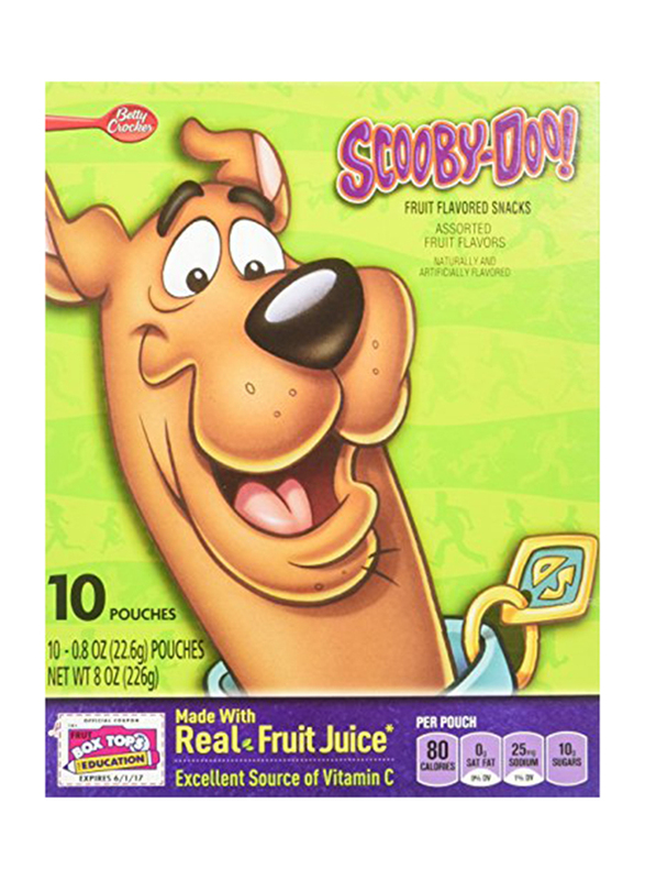 

Betty Crocker Scooby-Doo Fruit Flavor Snacks, 226g