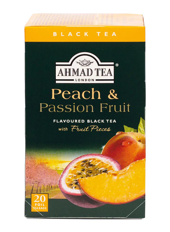 

Ahmad Tea Peach & Passion Fruit Black Tea, 20 Pieces