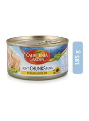 California Garden Light Chunks Tuna in Sunflower Oil, 185 g
